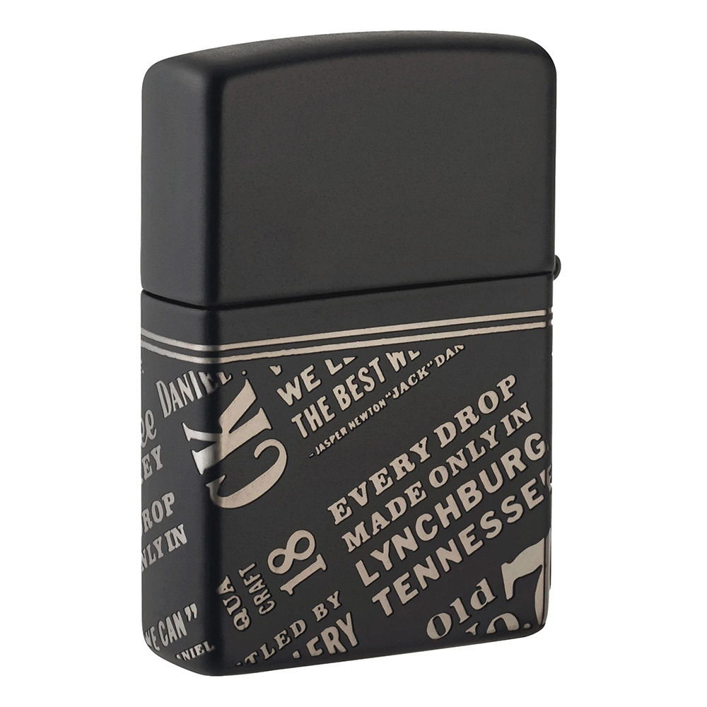 Зажигалка ZIPPO Jack Daniel's Black Matte 46279