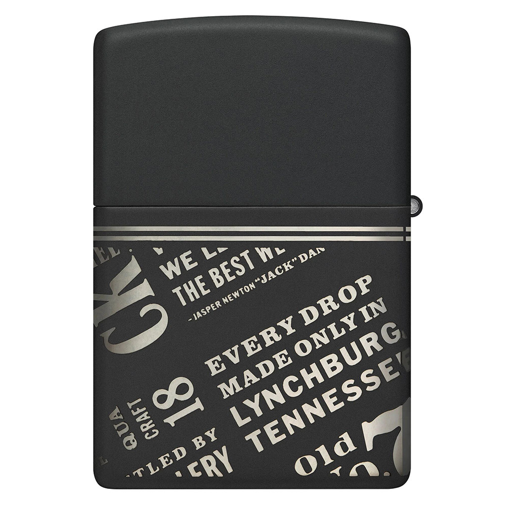 Зажигалка ZIPPO Jack Daniel's Black Matte 46279