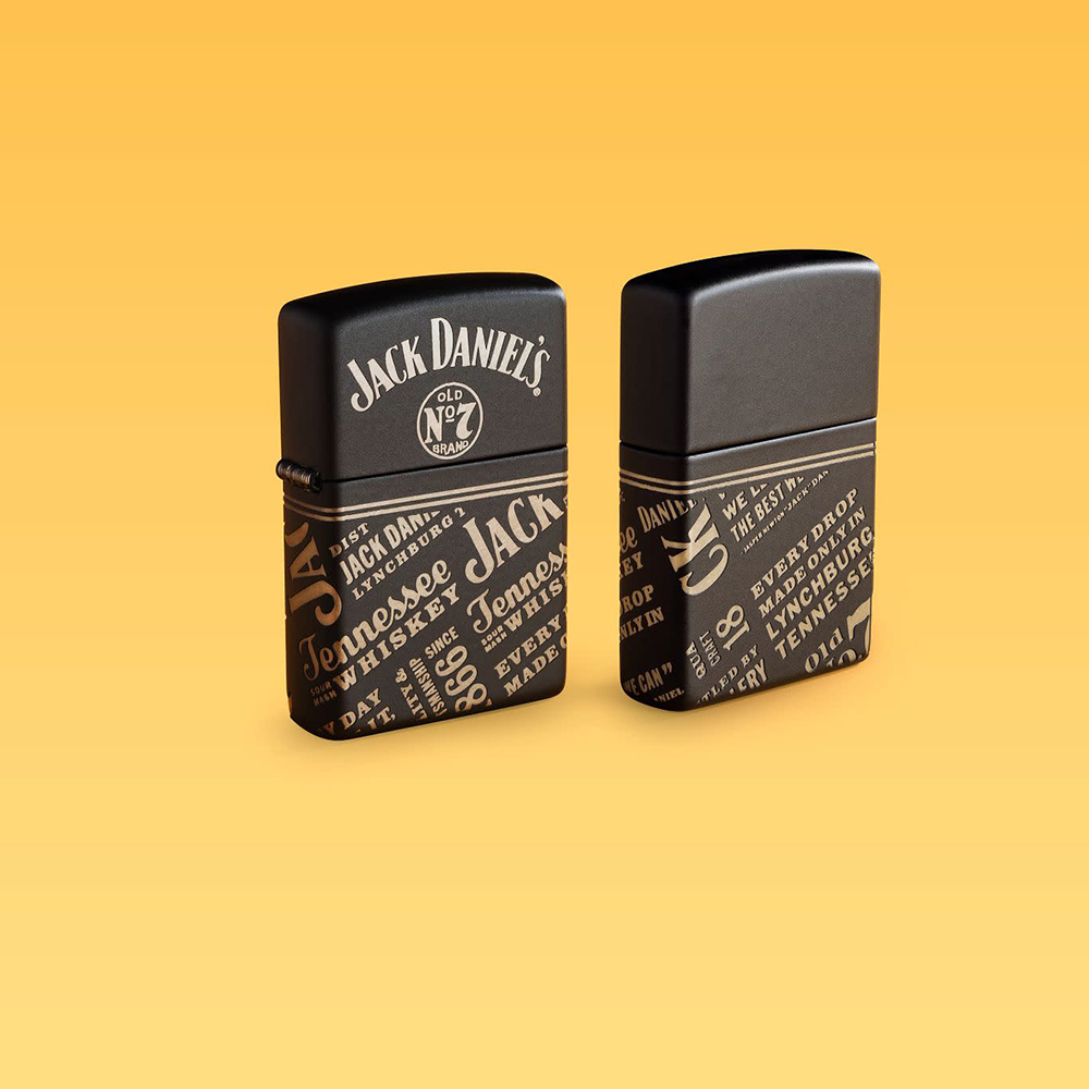 Зажигалка ZIPPO Jack Daniel's Black Matte 46279