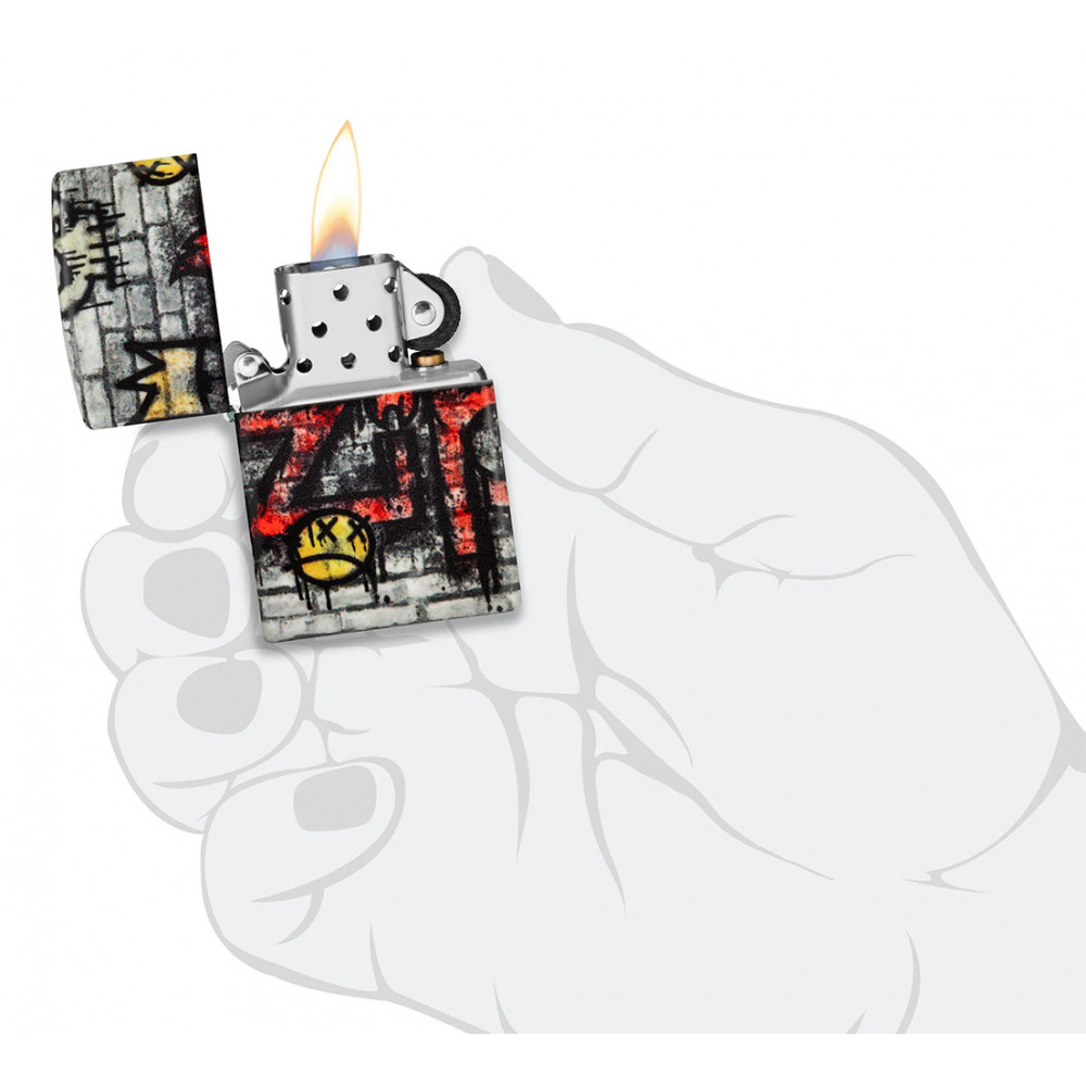 Зажигалка ZIPPO Graffiti King 540 Matte 46282