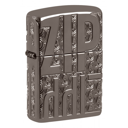 Зажигалка ZIPPO Reverse Carve Black Ice® 46312