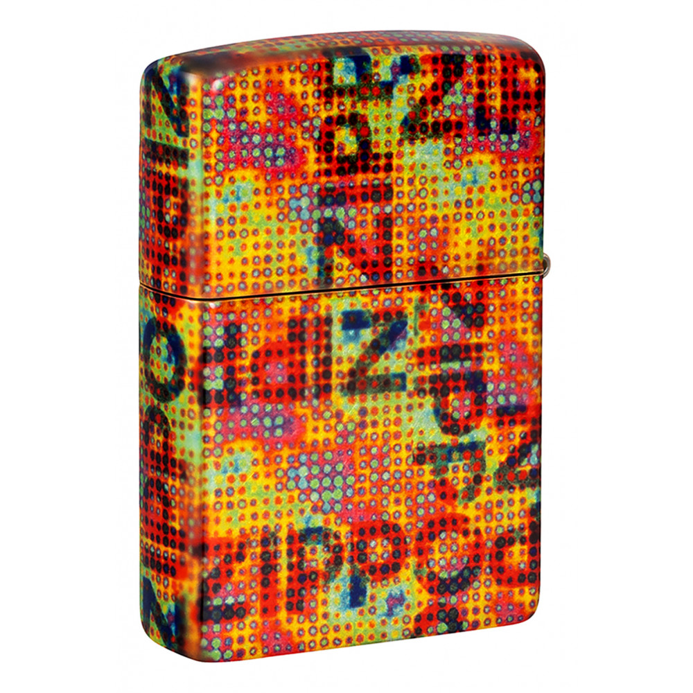 Зажигалка ZIPPO Pixel Fusion 540 Tumbled Brass 46386