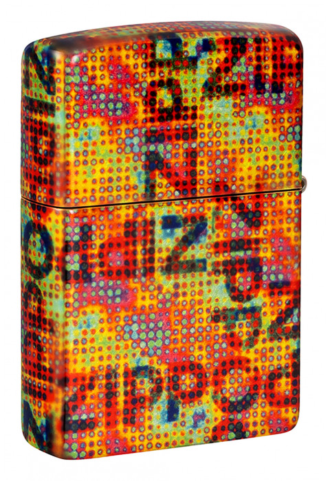 Зажигалка ZIPPO Pixel Fusion 540 Tumbled Brass 46386