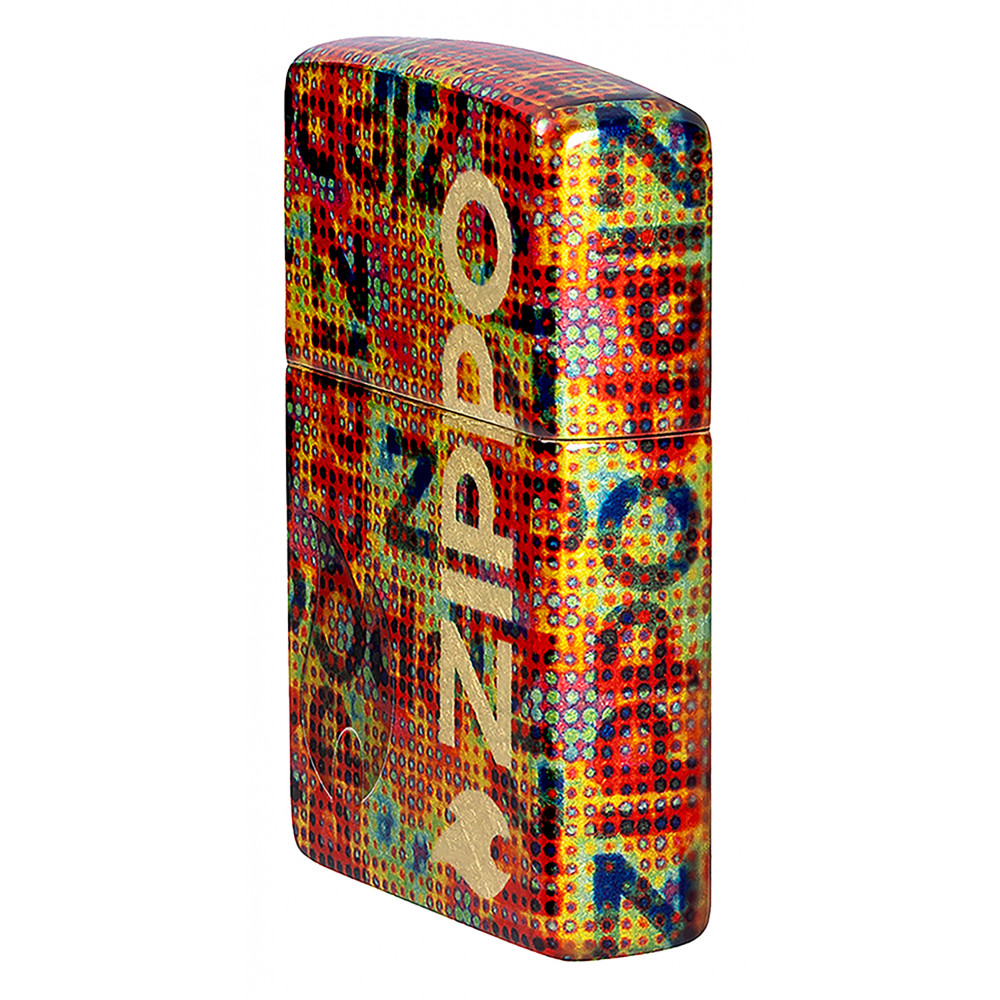 Зажигалка ZIPPO Pixel Fusion 540 Tumbled Brass 46386