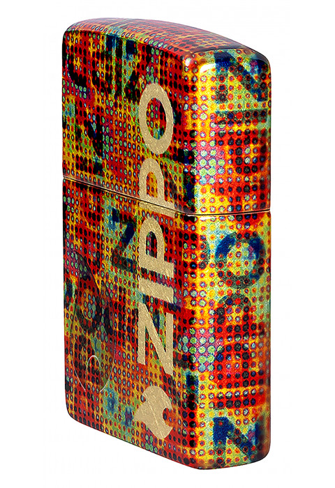 Зажигалка ZIPPO Pixel Fusion 540 Tumbled Brass 46386