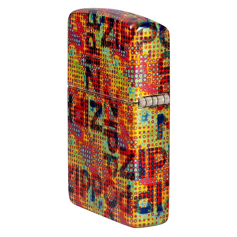 Зажигалка ZIPPO Pixel Fusion 540 Tumbled Brass 46386
