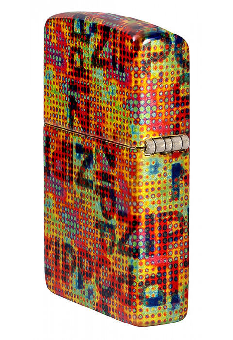 Зажигалка ZIPPO Pixel Fusion 540 Tumbled Brass 46386