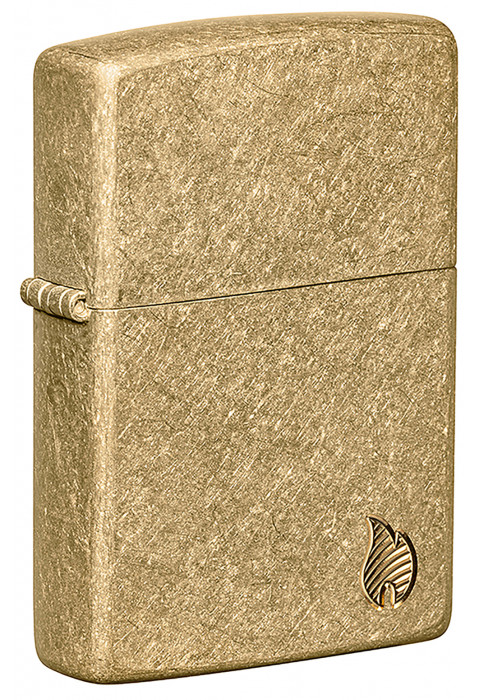 Зажигалка ZIPPO Armor® Flame Tumbled Brass 46398