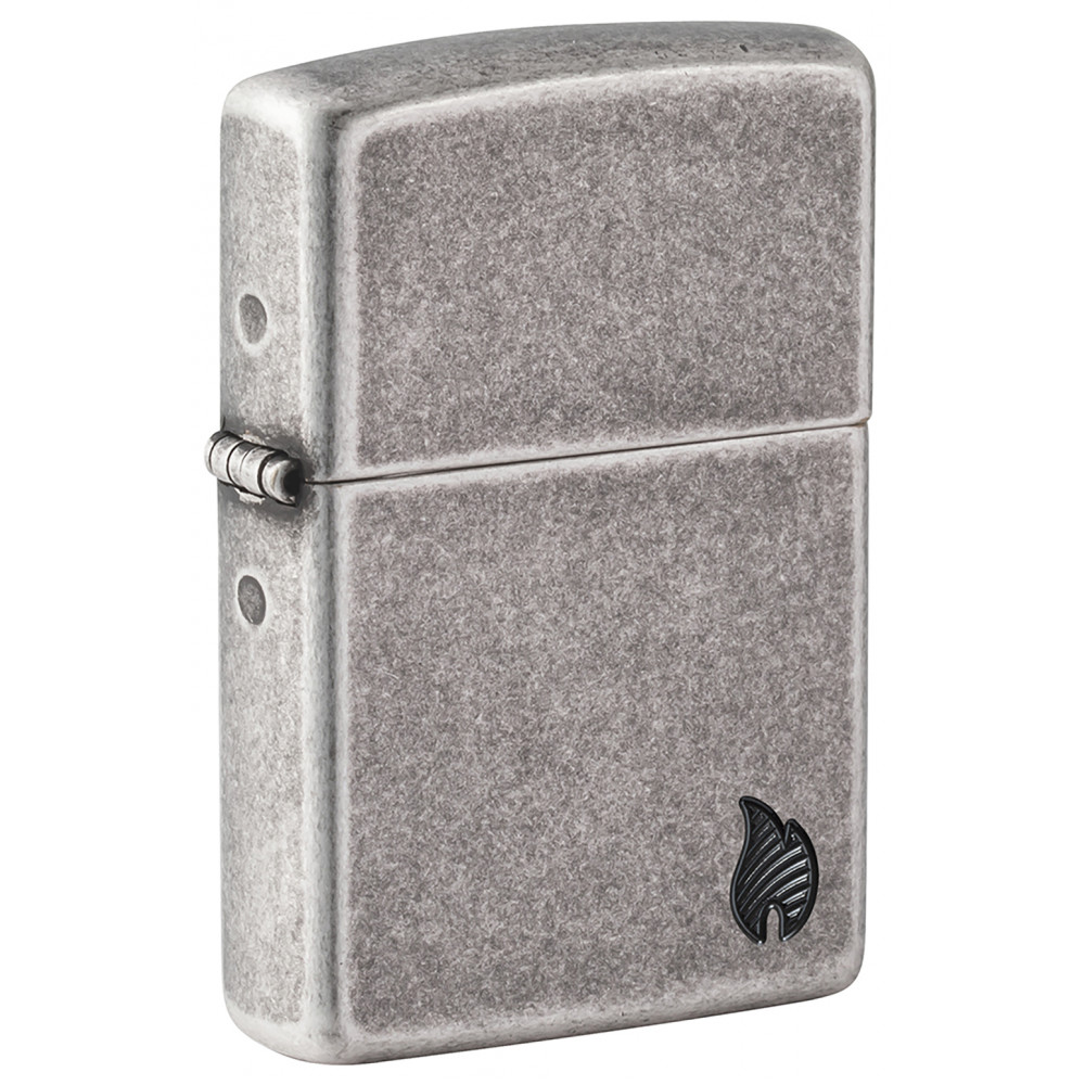 Зажигалка ZIPPO Armor® Flame Antique Silver 46399
