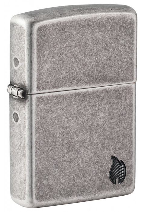 Зажигалка ZIPPO Armor® Flame Antique Silver 46399
