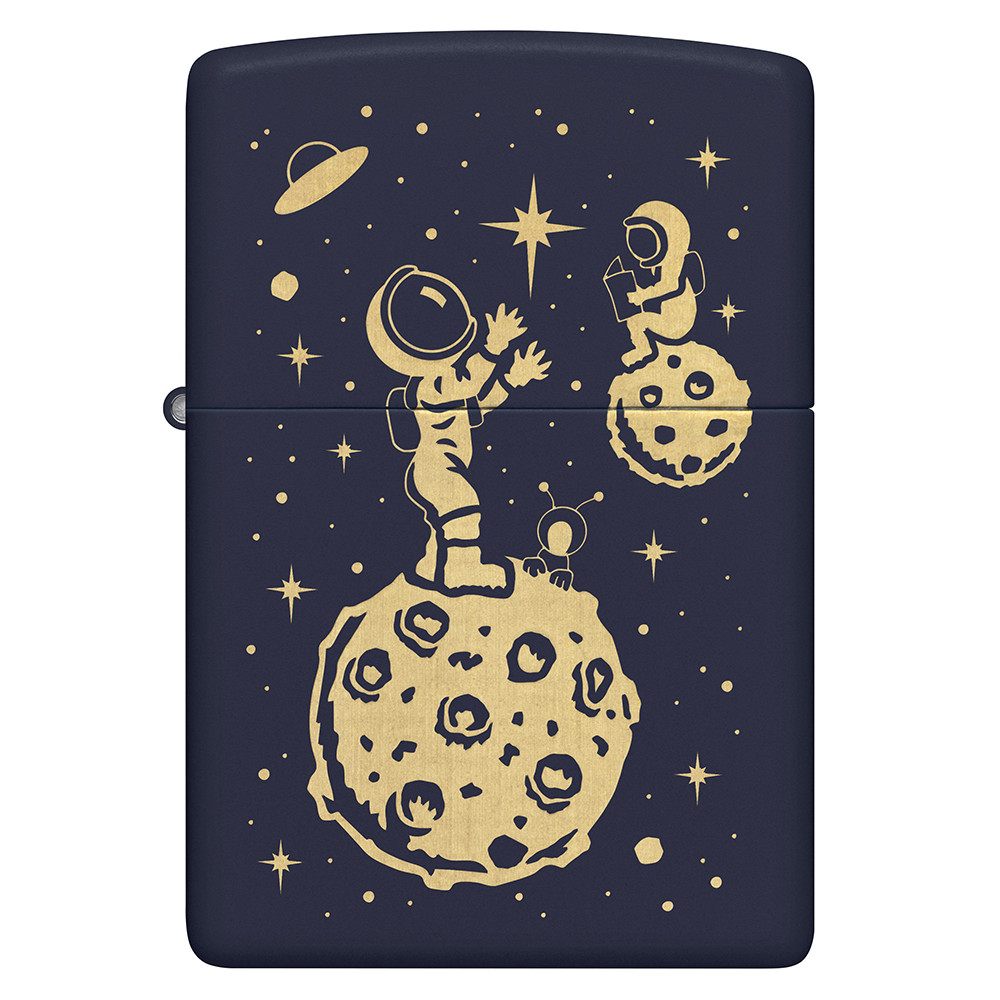 Зажигалка ZIPPO Lost in Space Design Navy Matte 46423