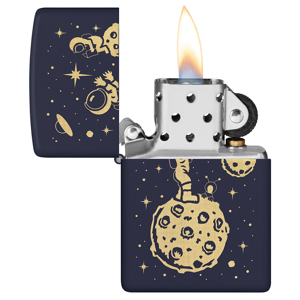 Зажигалка ZIPPO Lost in Space Design Navy Matte 46423