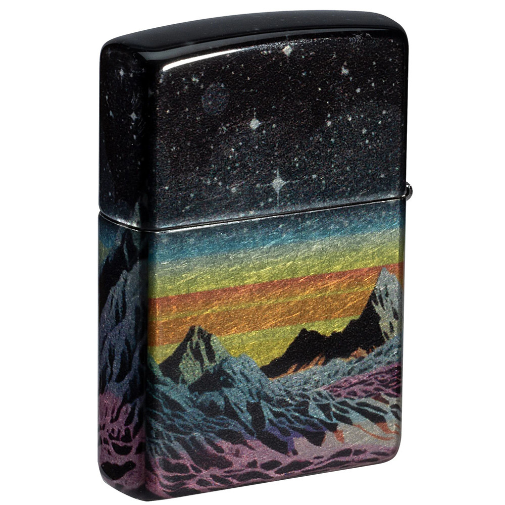 Зажигалка ZIPPO Space in Color Design 540 Tumbled Chrome 46432