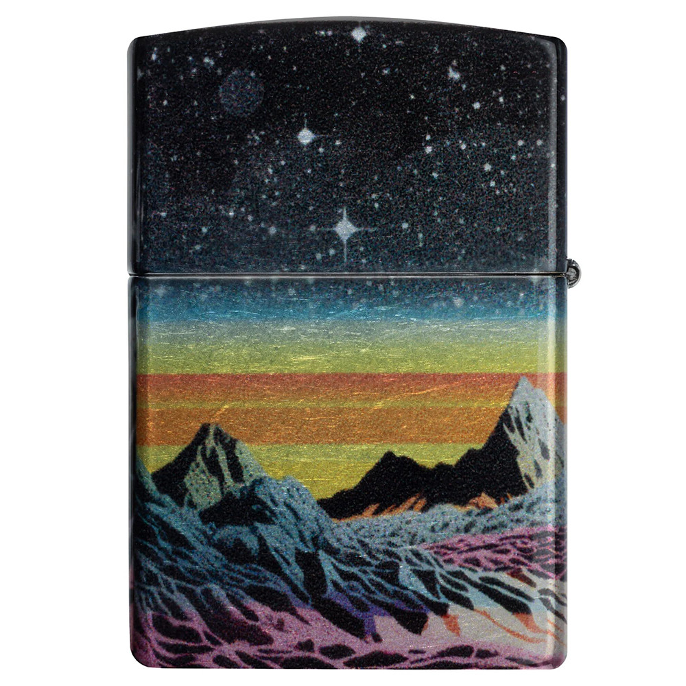 Зажигалка ZIPPO Space in Color Design 540 Tumbled Chrome 46432