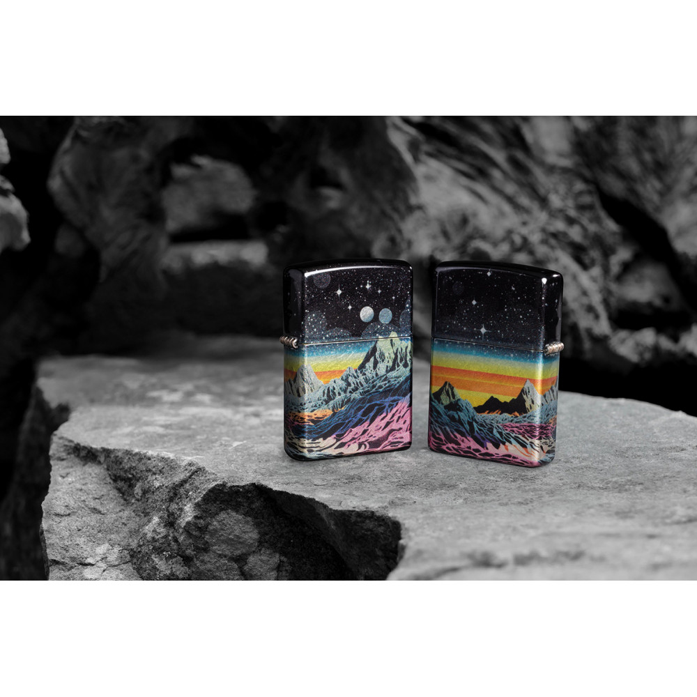 Зажигалка ZIPPO Space in Color Design 540 Tumbled Chrome 46432