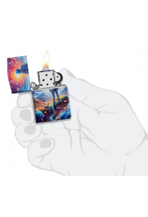 Зажигалка ZIPPO Mushroom Forest Design 540 Matte 46433