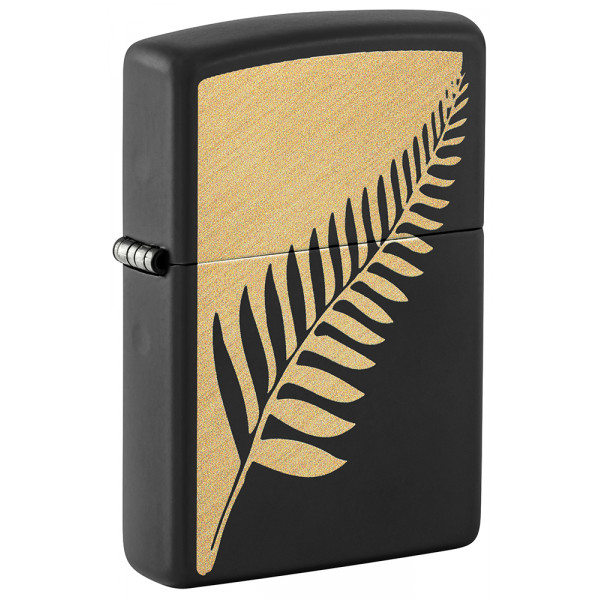 Зажигалка ZIPPO Zen Flora Design Black Matte 46473