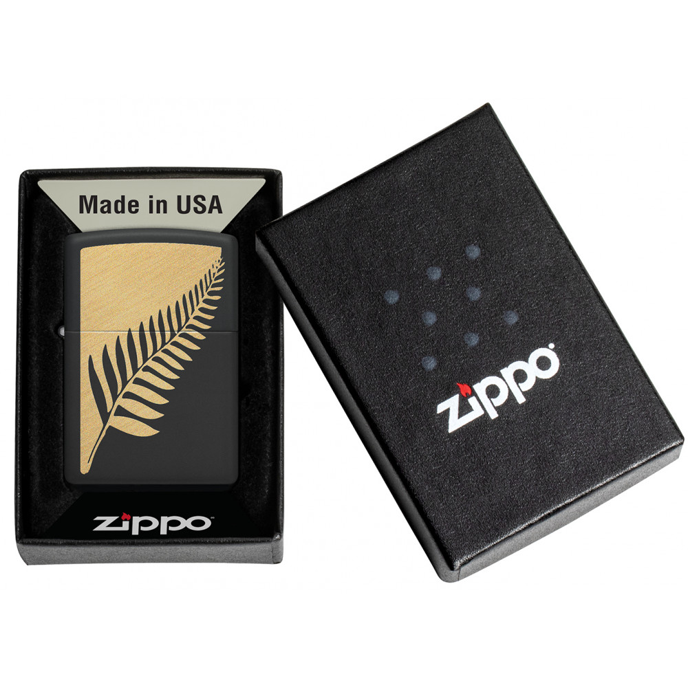 Зажигалка ZIPPO Zen Flora Design Black Matte 46473