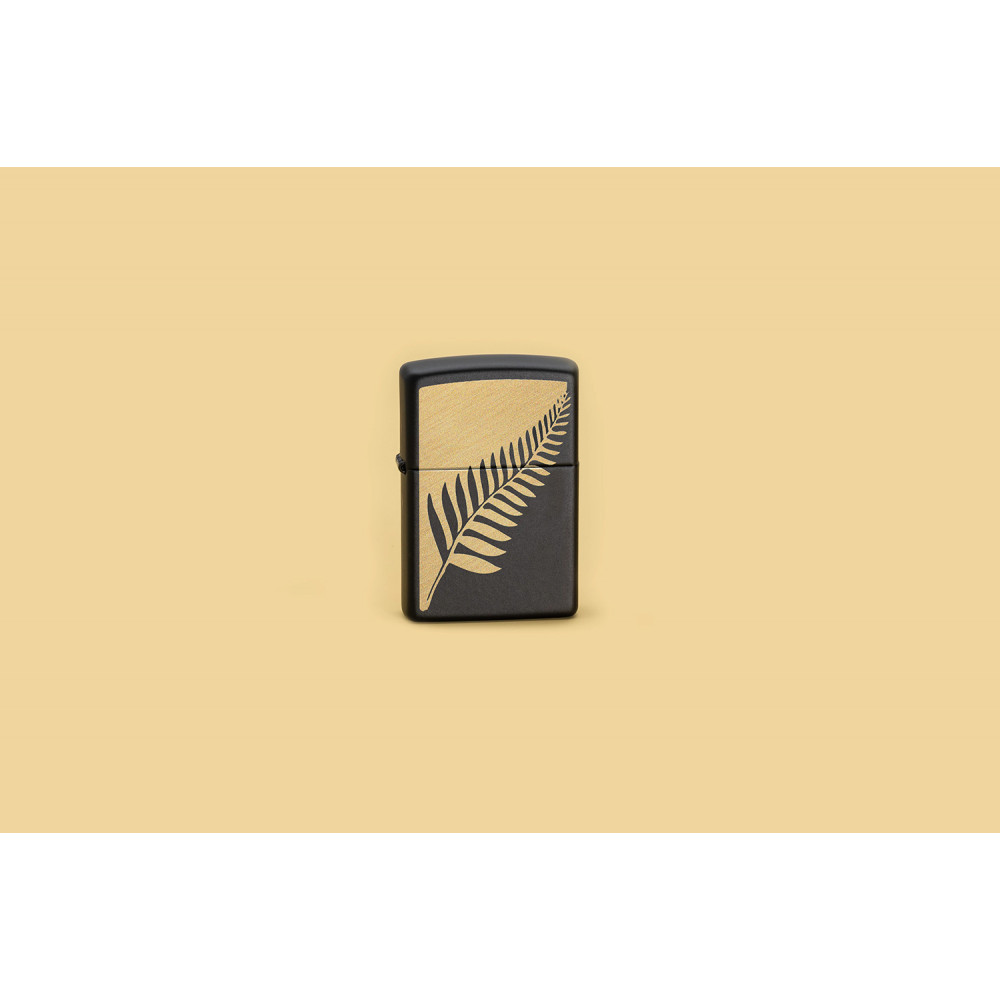 Зажигалка ZIPPO Zen Flora Design Black Matte 46473