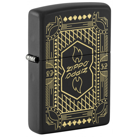 Зажигалка ZIPPO Lines Design Black Matte 46483