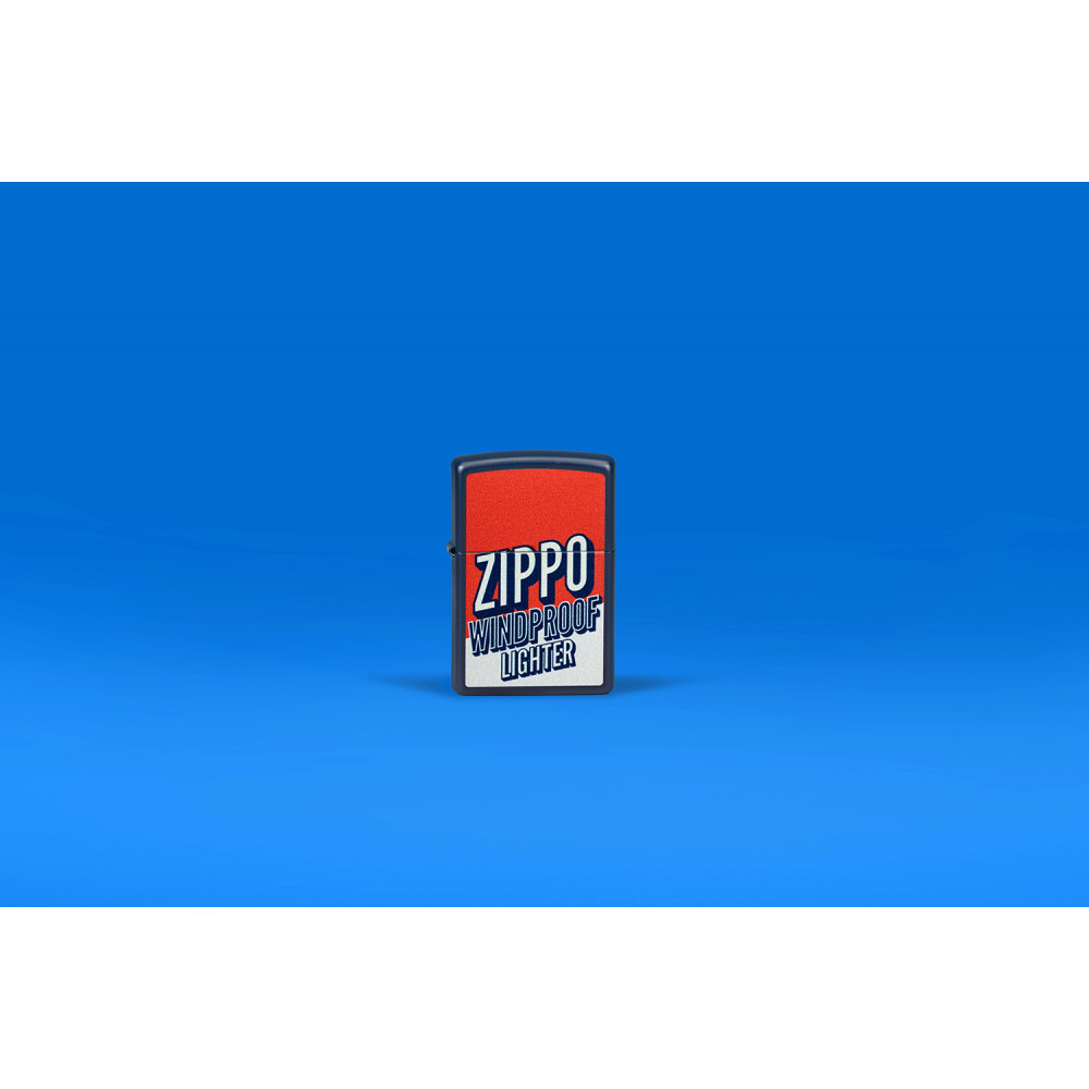 Зажигалка ZIPPO Color Block Design Navy Matte 46486