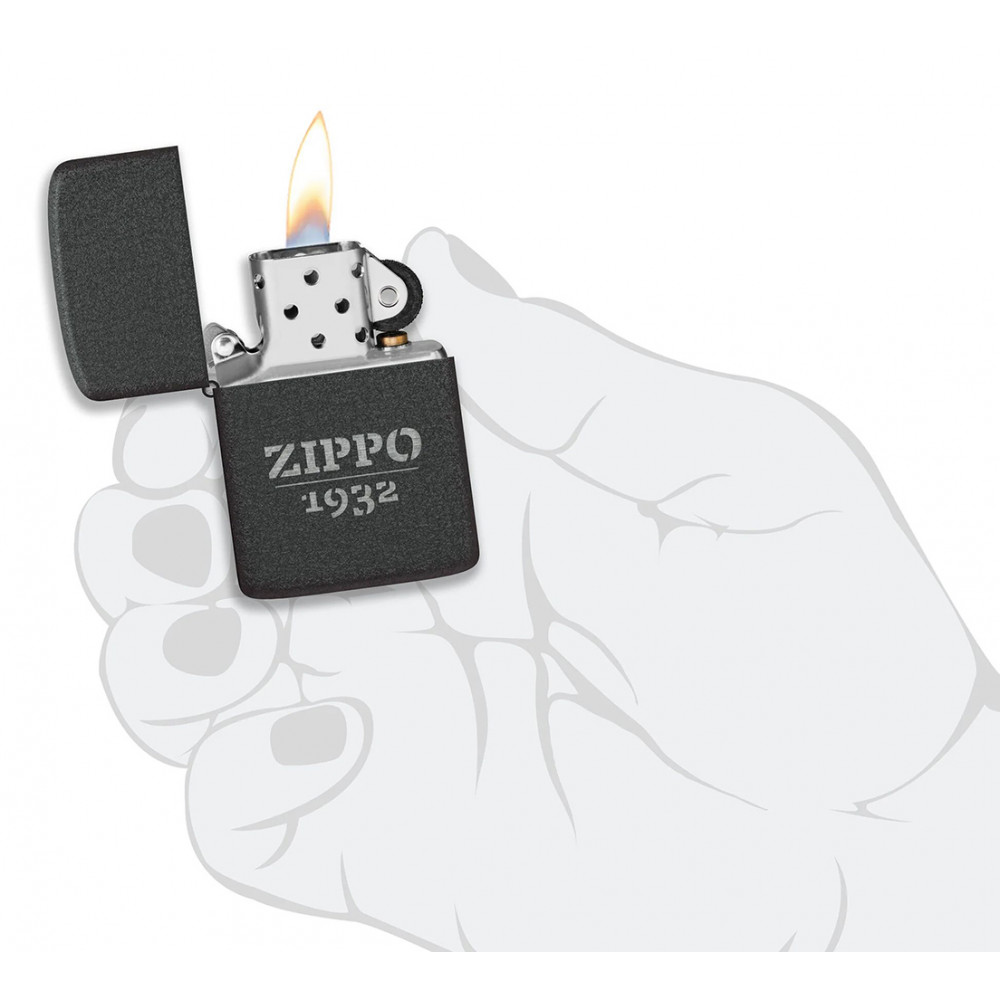 Зажигалка ZIPPO 1941 Replica™ Black Crackle 46567