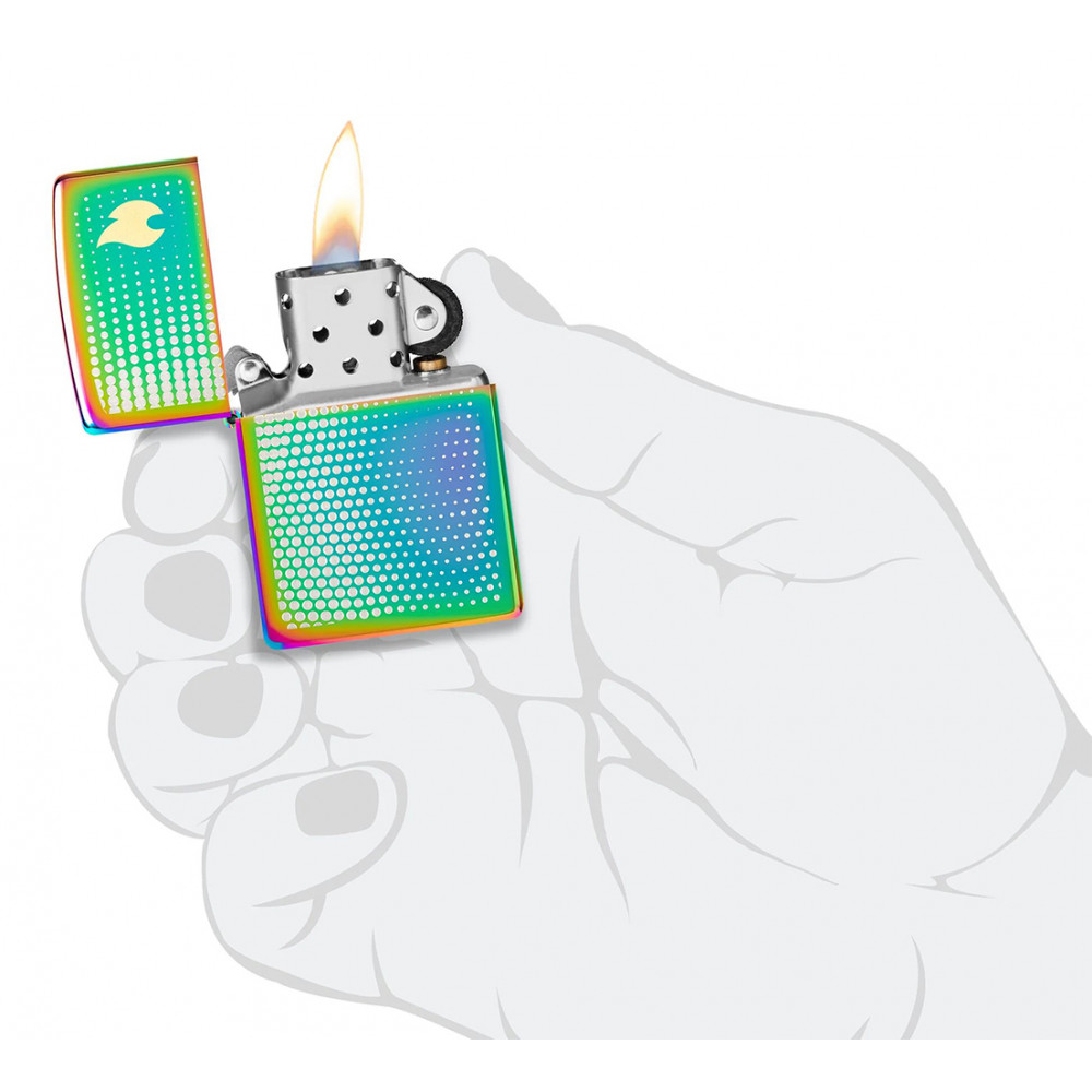Зажигалка ZIPPO Dot Matrix Multi Color 46569