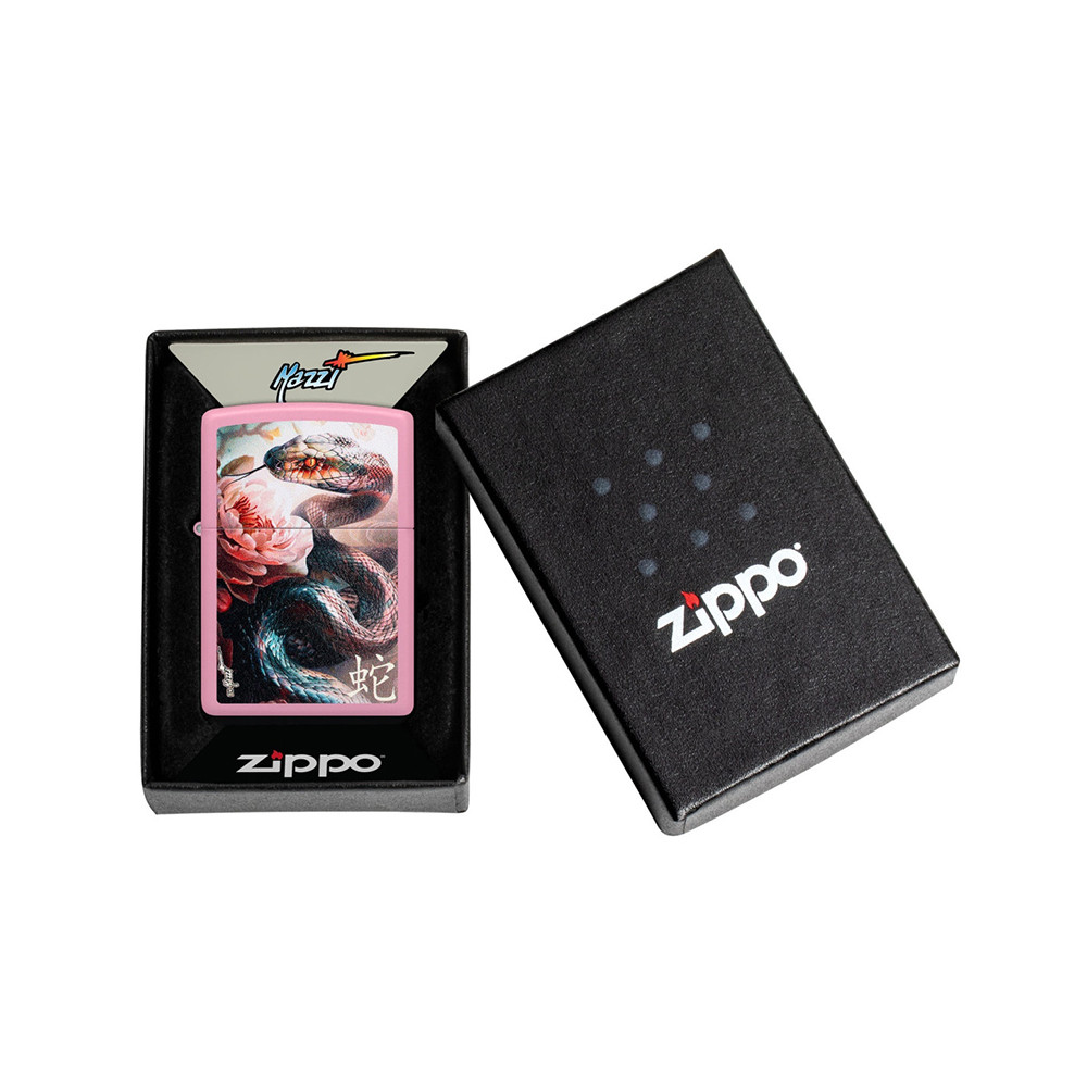 Зажигалка ZIPPO Mazzi® Anaconda Pink Matte 46685