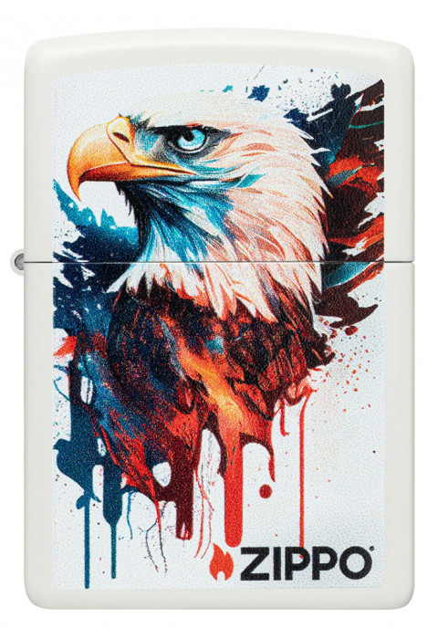Зажигалка ZIPPO Painted Eagle Design White Matte 46692