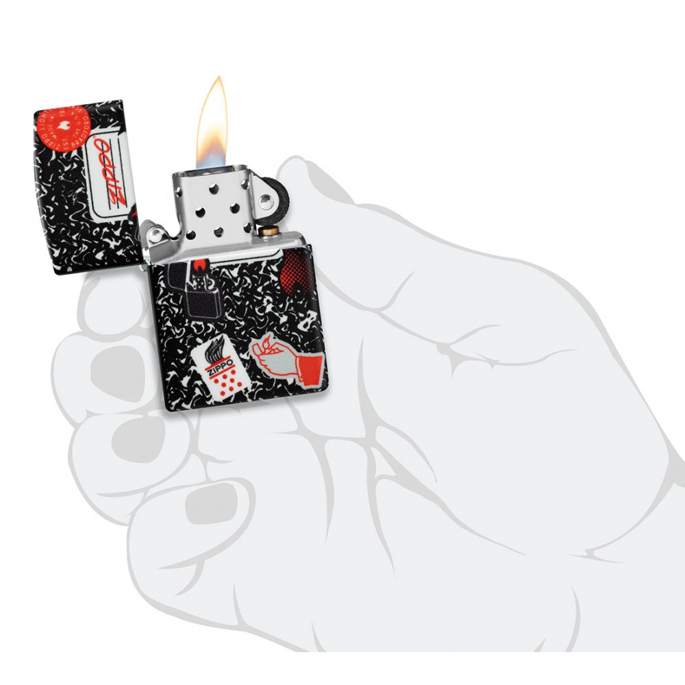 Зажигалка ZIPPO Notebook Design 540 Matte 46707