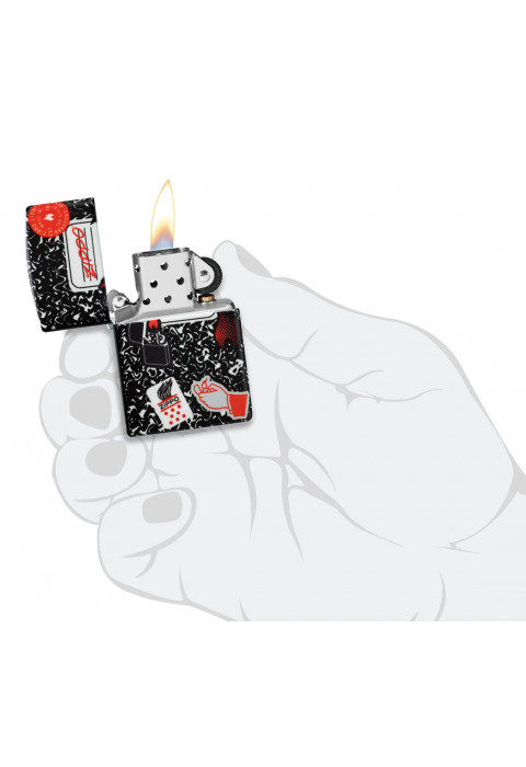 Зажигалка ZIPPO Notebook Design 540 Matte 46707