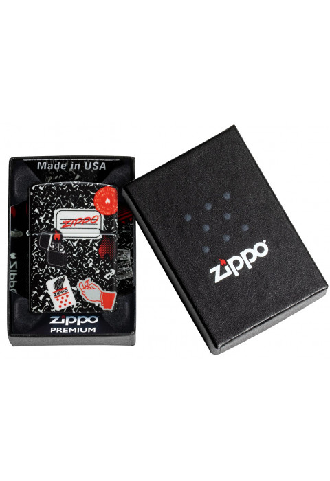 Зажигалка ZIPPO Notebook Design 540 Matte 46707