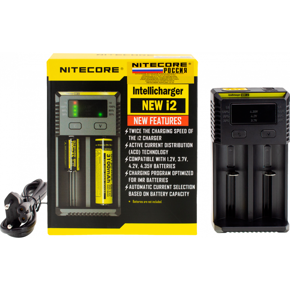 Зарядные устройства NITECORE NEW i2