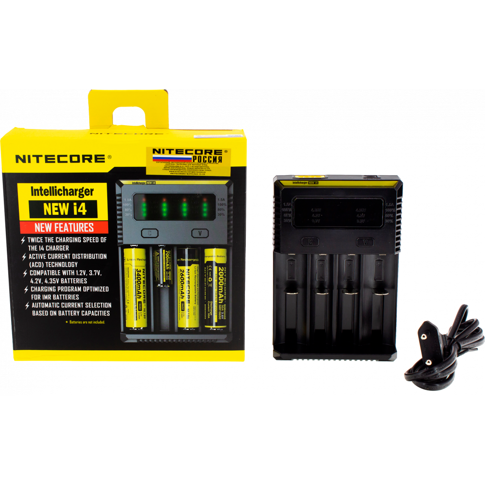 Зарядные устройства NITECORE NEW i4