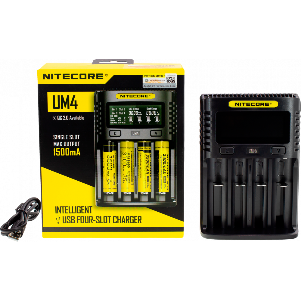 Зарядные устройства NITECORE UM4