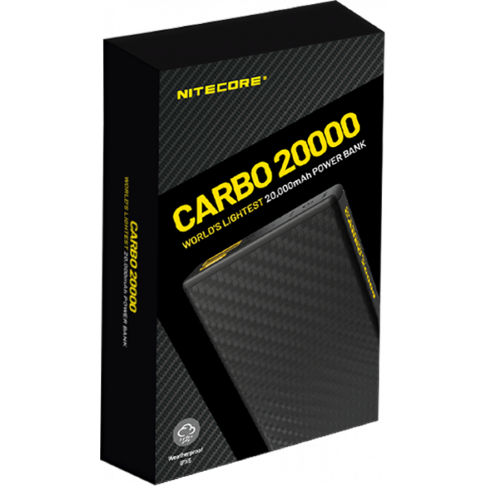 Power bank NITECORE CARBO 20000