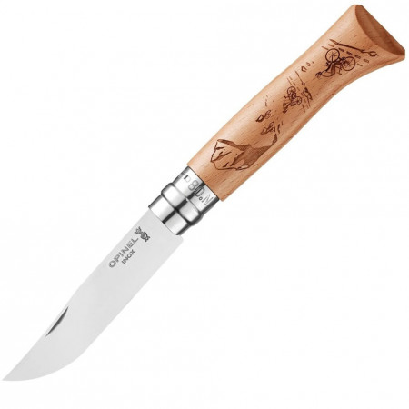 Нож Opinel №8 Alpine adventures 002187