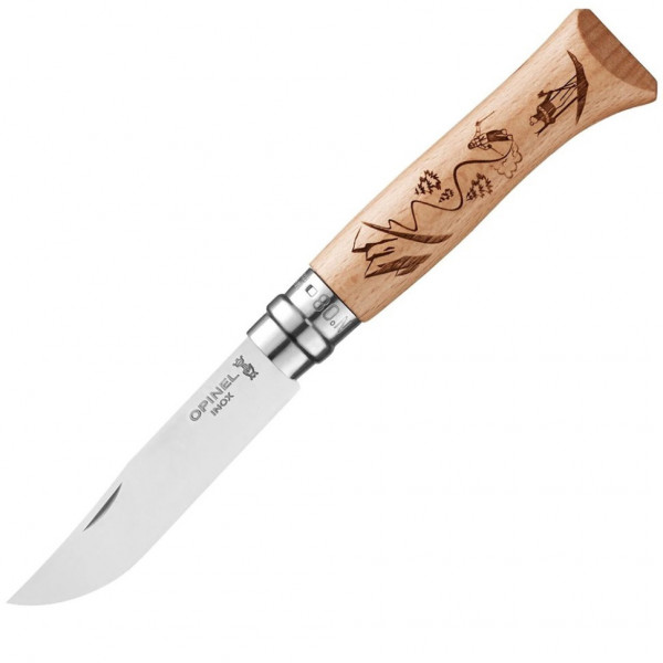 Нож Opinel №8 Alpine adventures 002188