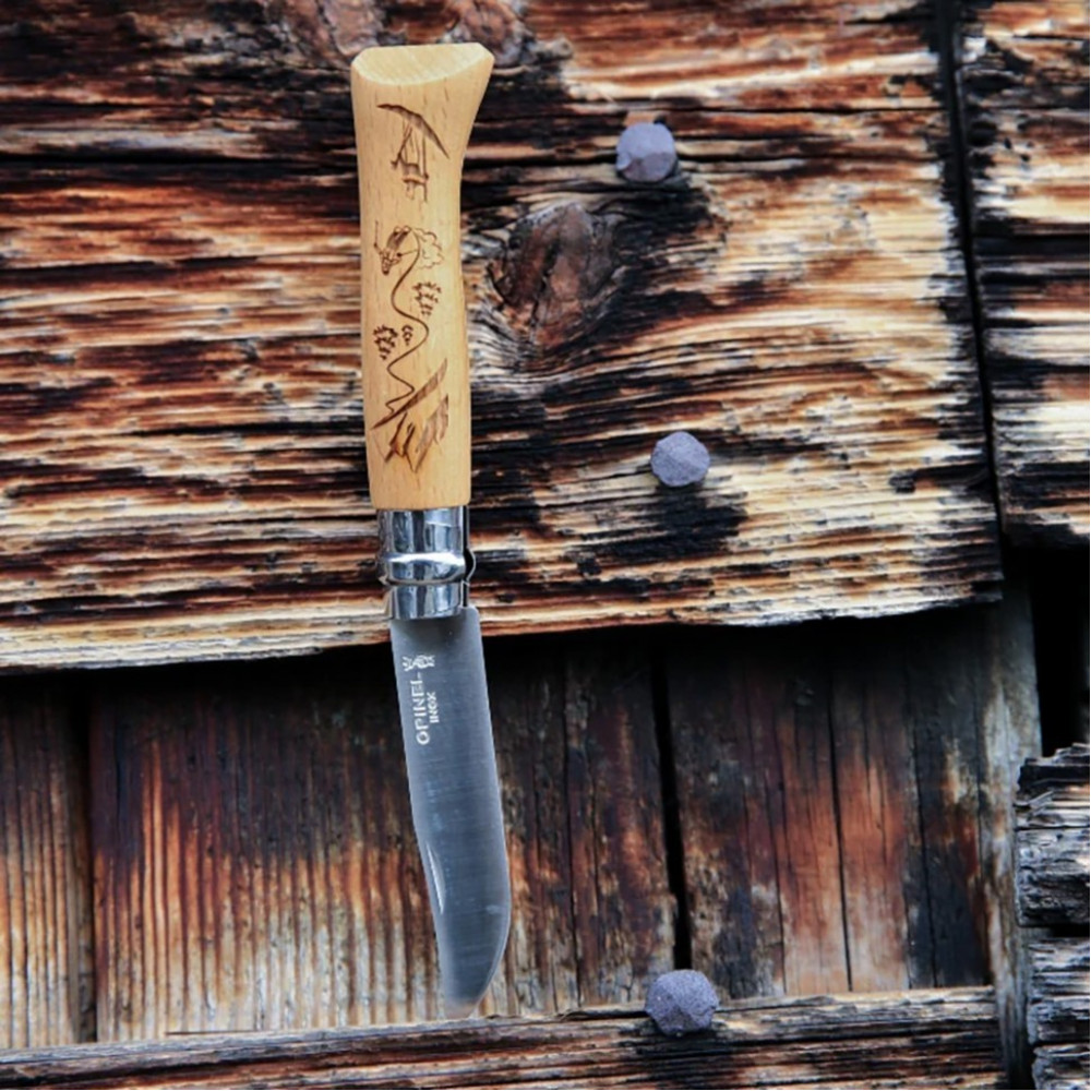 Нож Opinel №8 Alpine adventures 002188