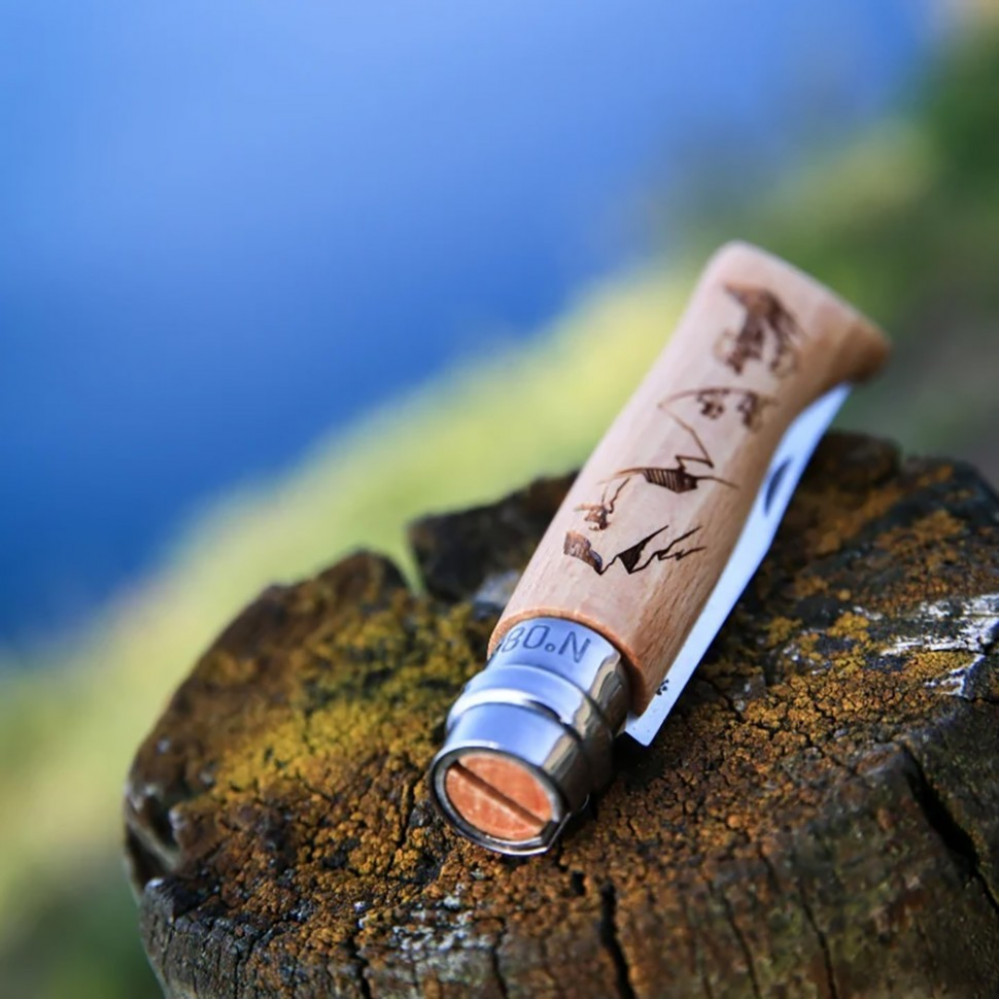 Нож Opinel №8 Alpine adventures 002188