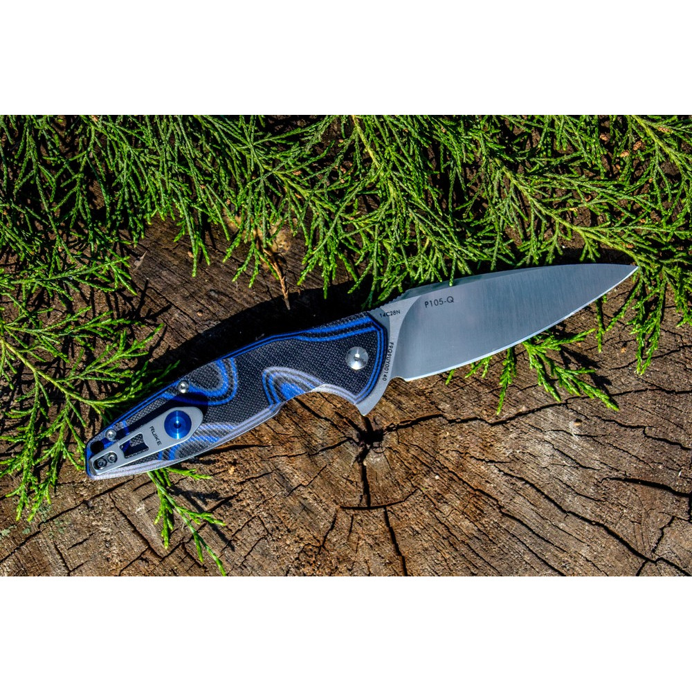 Нож Ruike Fang P105 черно-синий, P105-Q
