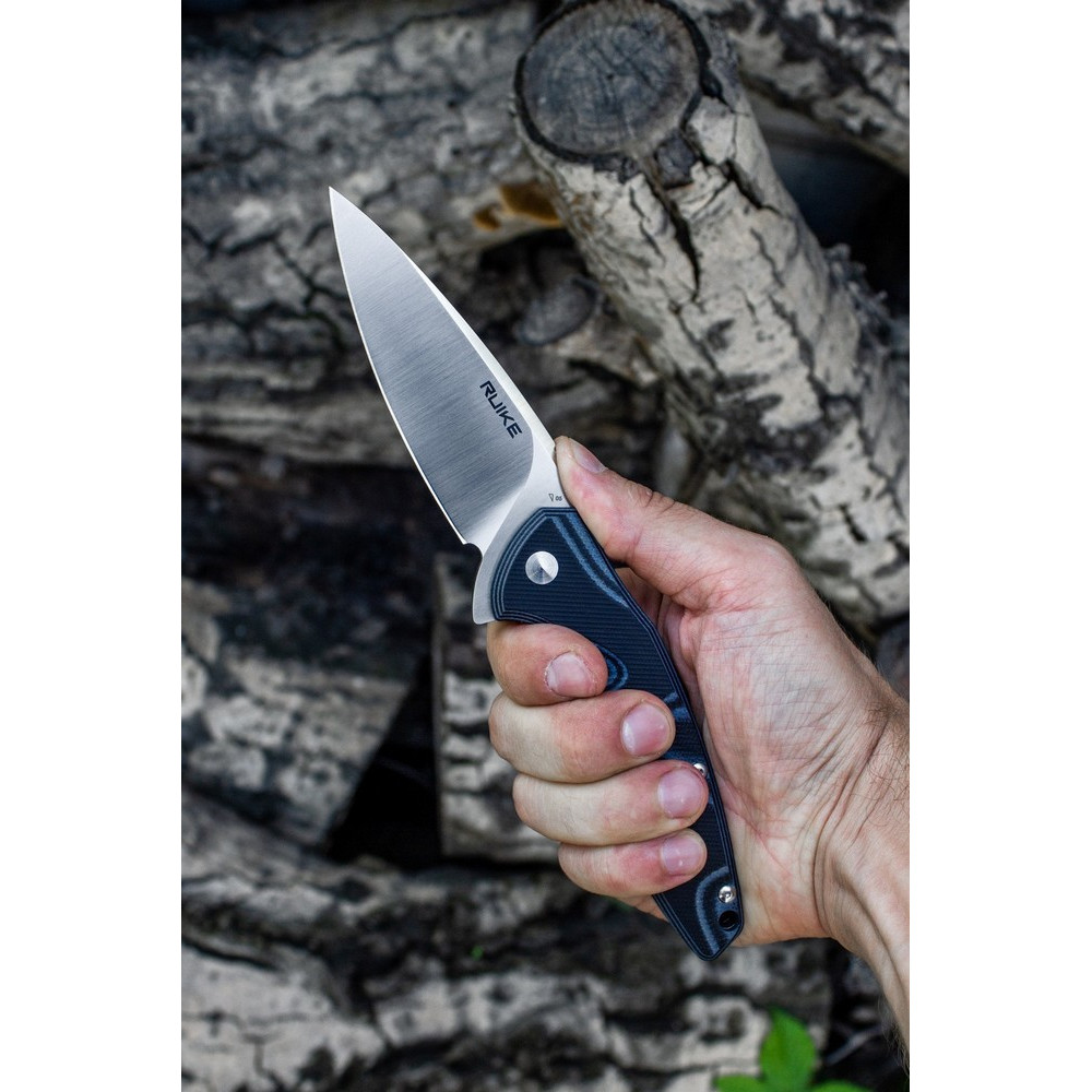 Нож Ruike Fang P105 черно-синий, P105-Q