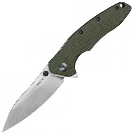 Нож складной Ruike P841-L черый/зеленый
