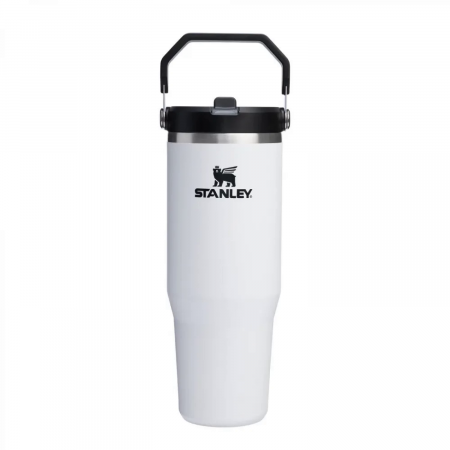 Термокружка STANLEY Iceflow2.0 0,89L (10-13319-0021) белая с черным