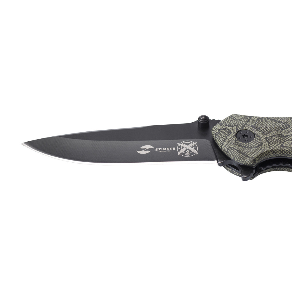 Нож складной Stinger, 84 мм, (чёрный) FK-019SAK-CA