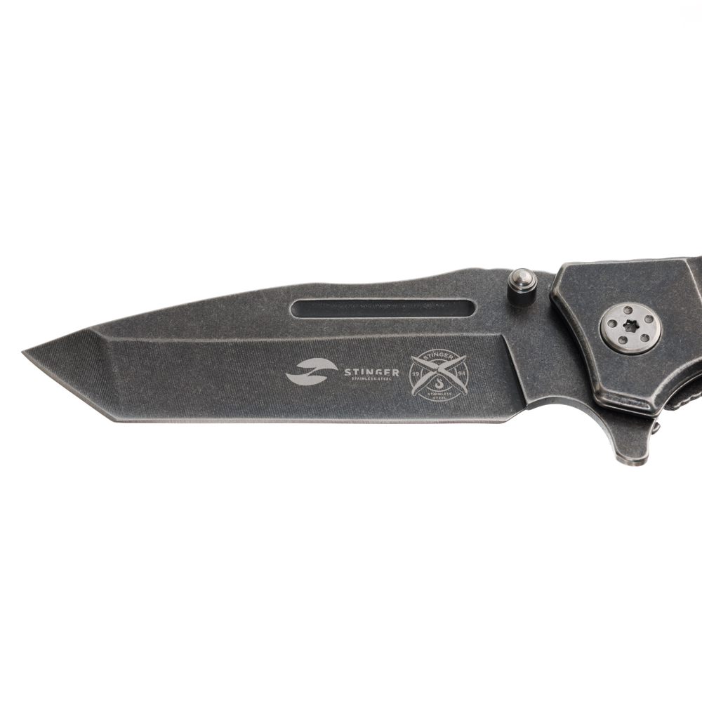 Нож складной Stinger, 90 мм, (тёмно-серый) FK-S036