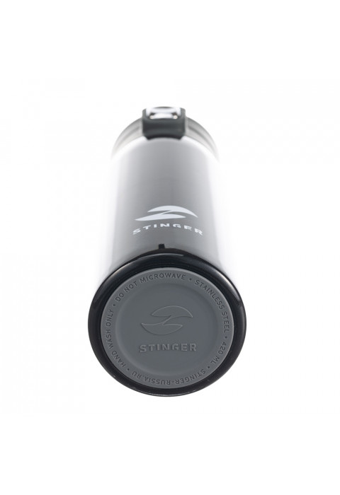 Термокружка Stinger, 0,42 л, чёрный HD-420-83BLK