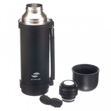 Термос Stinger, 1,2 л, чёрный HY-1200-11BLK