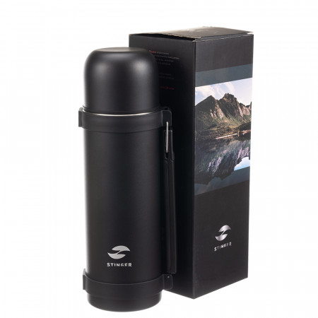 Термос Stinger, 1,2 л, чёрный HY-1200-11BLK