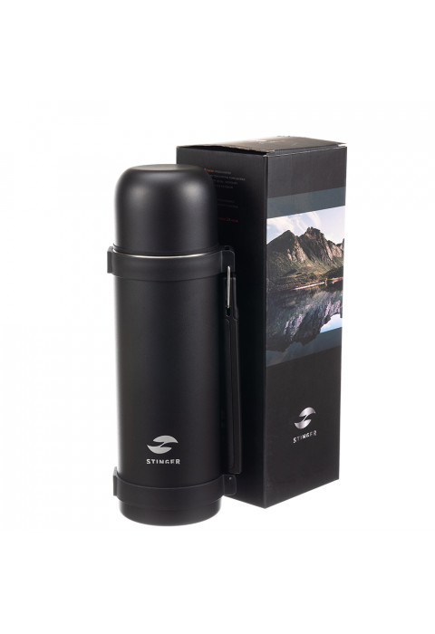 Термос Stinger, 1,2 л, чёрный HY-1200-11BLK